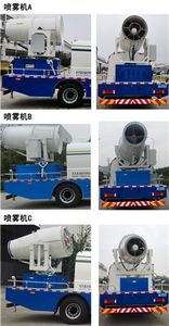 Sanli  CGJ5180TDYDFE6 Multi functional dust suppression vehicle