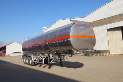 Zhengkang Hongtai brand automobiles HHT9401GYYA Aluminum alloy oil transport semi-trailer