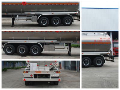 Qixing  QXC9405GYYB Aluminum alloy oil transport semi-trailer