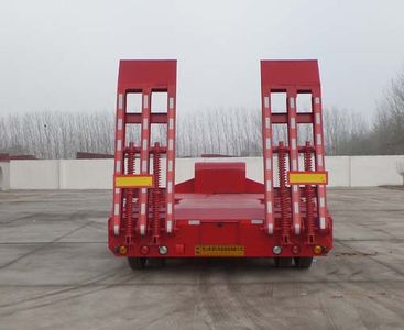 Kunbo  LKB9352TDP Low flatbed semi-trailer