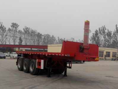 Luyun Wantong brand automobile YFW9402ZZXP Flat dump semi-trailer