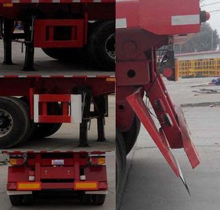 Luyun Wantong brand automobile YFW9402ZZXP Flat dump semi-trailer