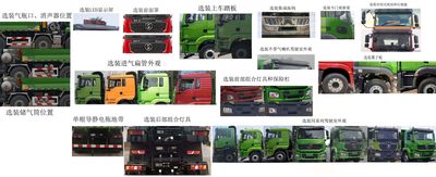 Shaanxi Automobile SX5319ZLJMD306TL garbage dump truck 