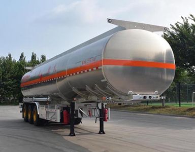 Jinbi  PJQ9407GYYL Aluminum alloy oil transport semi-trailer