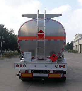 Jinbi  PJQ9407GYYL Aluminum alloy oil transport semi-trailer