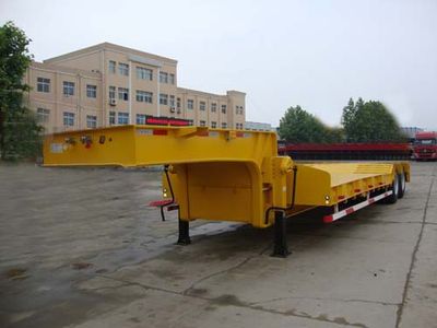 Liangshan Dongyue  CSQ9282TDPB Low flatbed semi-trailer