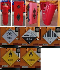 Minxing  FM9402TWY Transport semi-trailer of dangerous goods tank frame