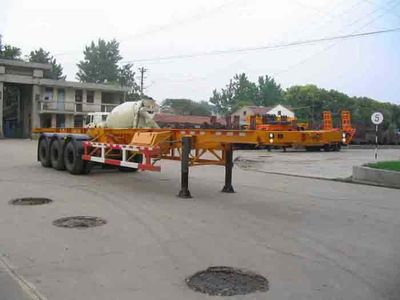 Jiuxin brand automobiles JXP9380TJZJ Container transport semi-trailer