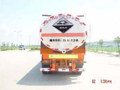 Jianghuai Yangtian  CXQ9350GHY Chemical liquid transportation semi-trailer