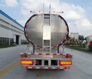 Huayuda  LHY9400GSY Aluminum alloy edible oil transportation semi-trailer