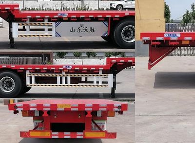 Yunsheng brand automobile LWS9400TPBE Flat transport semi-trailer