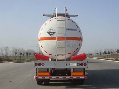 Lingyu  CLY9402GFW Tank transport semi-trailer for corrosive substances