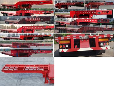 Nanming  LSY9401TDP Low flatbed semi-trailer