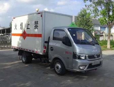 Huatong brand automobiles HCQ5036XRYE5 Flammable liquid box transport vehicle