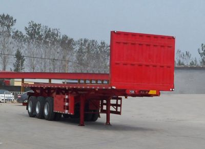 Luyun Wantong brand automobile YFW9401ZZXP Flat dump semi-trailer