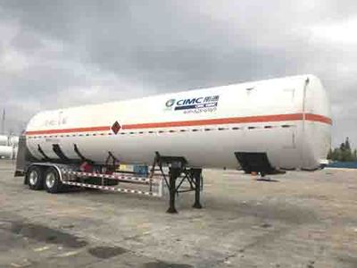 CIMC NTV9350GDY Low temperature liquid transport semi-trailer