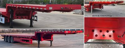 Huayang Da brand automobiles RHY9400TDP Low flatbed semi-trailer