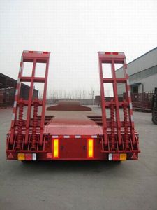 Guangke brand automobiles YGK9406TDP Low flatbed semi-trailer