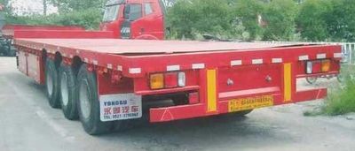 Guangke brand automobiles YGK9406TDP Low flatbed semi-trailer