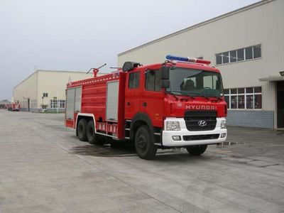 Chuanxiao brand automobiles SXF5280TXFGP110HD Dry powder foam combined fire truck