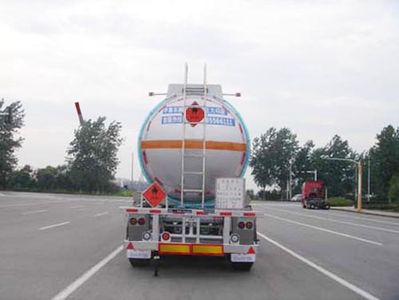 CIMC ZJV9403GRYTHB Flammable liquid tank transport semi-trailer