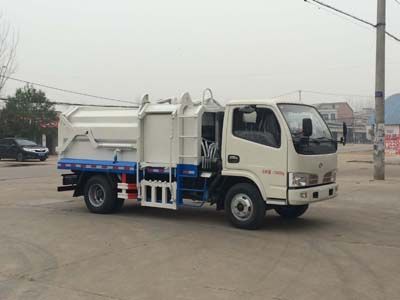 Cheng Liwei  CLW5072ZDJT5 Compressed docking garbage truck