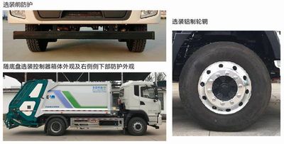 Tianlu  BTL5180ZYSBYEV Pure electric compression garbage truck