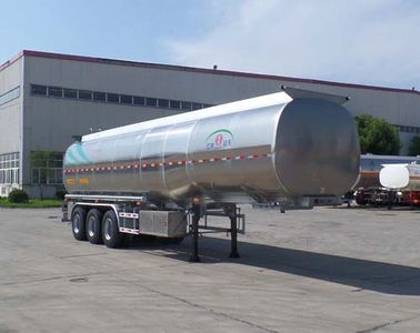 Jianghuai Yangtian  CXQ9400GYS Aluminum alloy liquid food transportation semi-trailer