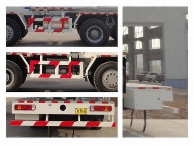 Three axle license plate car CSH5310THA On site mixed loading ammonium oil explosive truck