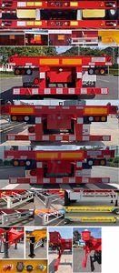 CIMC ZJV9350TJZDG Container transport semi-trailer