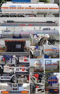 Lingyu  CLY9401GFWC Tank transport semi-trailer for corrosive substances