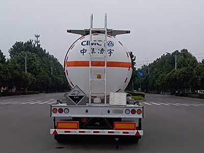 Lingyu  CLY9401GFWC Tank transport semi-trailer for corrosive substances