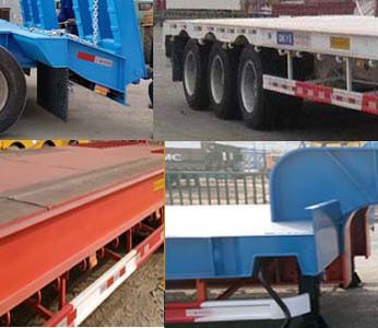 Tonghua  THT9400TDPYK01 Low flatbed semi-trailer