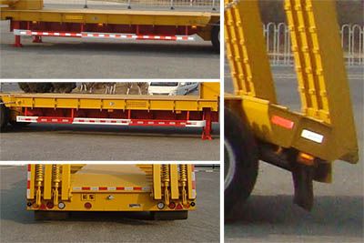 Tonghua  THT9400TDPYK01 Low flatbed semi-trailer