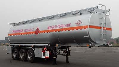 Yuanda  SCZ9400GRY Flammable liquid tank transport semi-trailer