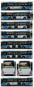 Chinese license plate cars TEG6125BEV09 Pure electric city buses