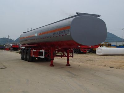 Zhongshang AutomobileZL9405GHYChemical liquid transportation semi-trailer