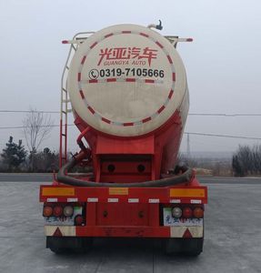 Guangya Tongda  JGY9405GFLT Medium density powder material transportation semi-trailer