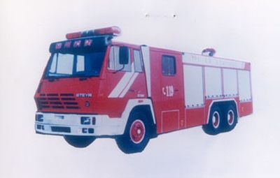 Guangtong AutomobileMX5240GXFSG100TZWater tank fire truck