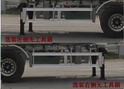 Shengrun  SKW9400GRYL48 Aluminum alloy flammable liquid tank transport semi-trailer