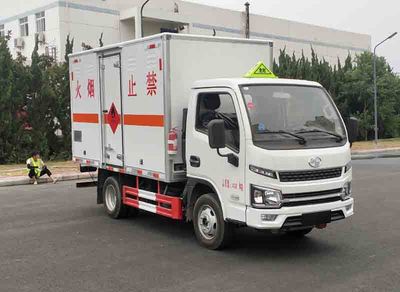 Huatong brand automobiles HCQ5043XRYSH6 Flammable liquid box transport vehicle