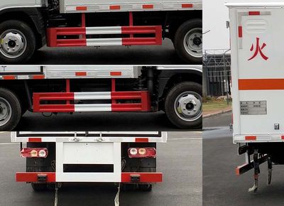 Huatong brand automobiles HCQ5043XRYSH6 Flammable liquid box transport vehicle