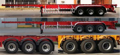 Zhengkang Hongtai brand automobiles HHT9406TWY Transport semi-trailer of dangerous goods tank frame