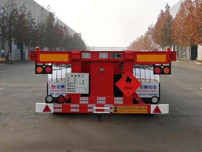 Zhengkang Hongtai brand automobiles HHT9406TWY Transport semi-trailer of dangerous goods tank frame