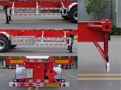 Zhengkang Hongtai brand automobiles HHT9406TWY Transport semi-trailer of dangerous goods tank frame