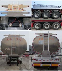 Zhengkang Hongtai brand automobiles HHT9402GYS Aluminum alloy liquid food transportation semi-trailer