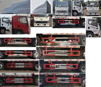 Jiangte brand automobiles JDF5070XRQCA6 Flammable gas box transport vehicle