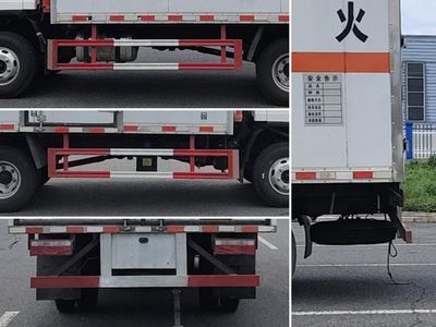 Jiangte brand automobiles JDF5070XRQCA6 Flammable gas box transport vehicle