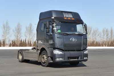 Jiefang Automobile CA4180P66K24HE4 Flat head diesel semi-trailer tractor