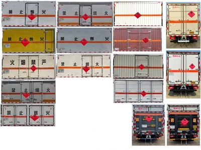 Baijie  QYY5044XRYBJ6 Flammable liquid box transport vehicle